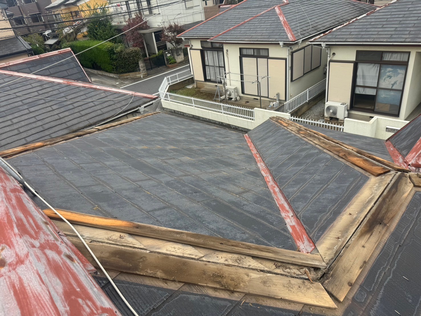 春日部　葺き替え工事　屋根